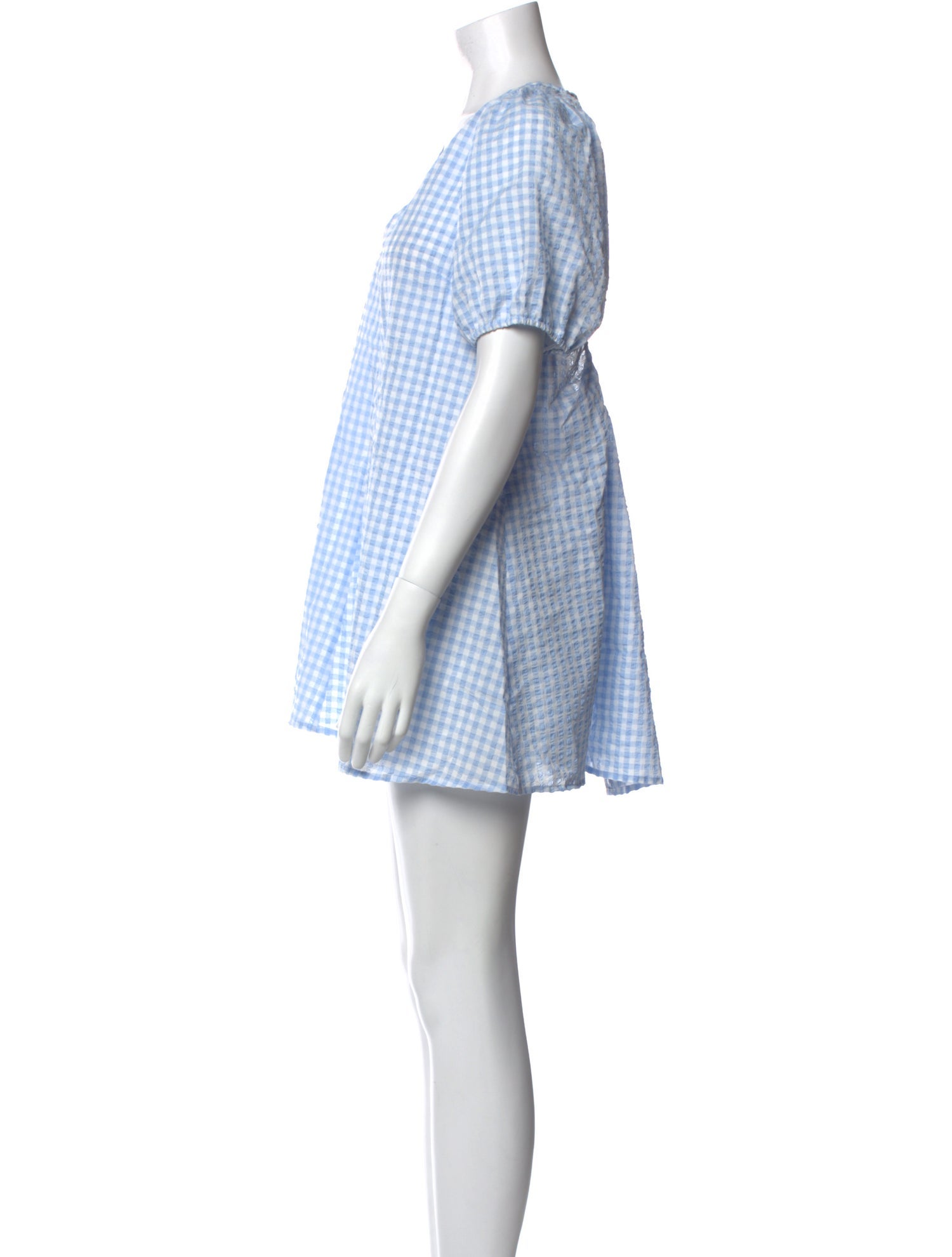 Staud Plaid Print Mini Dress w/ Tags