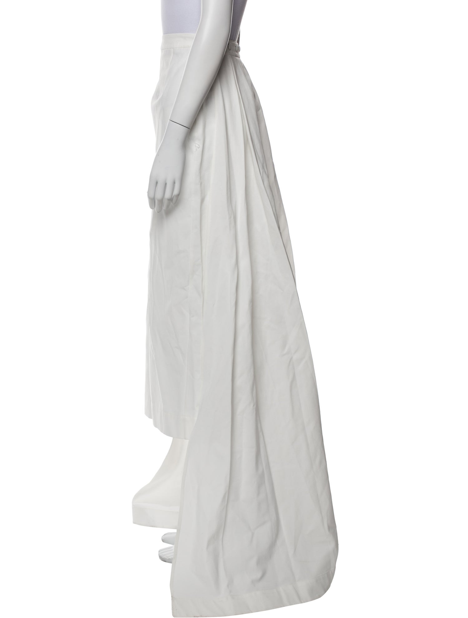 Staud Pleated Accents Long Skirt