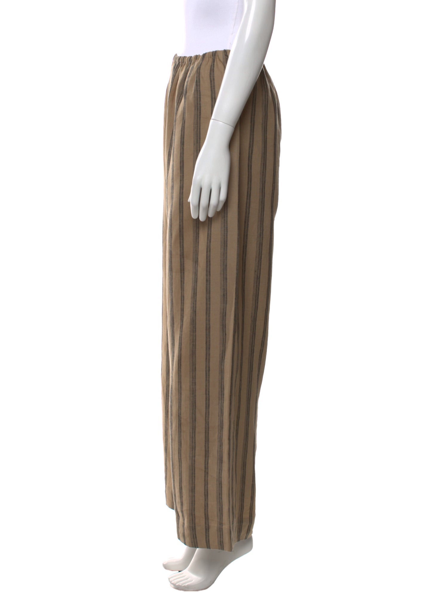 Staud Linen Wide Leg Pants