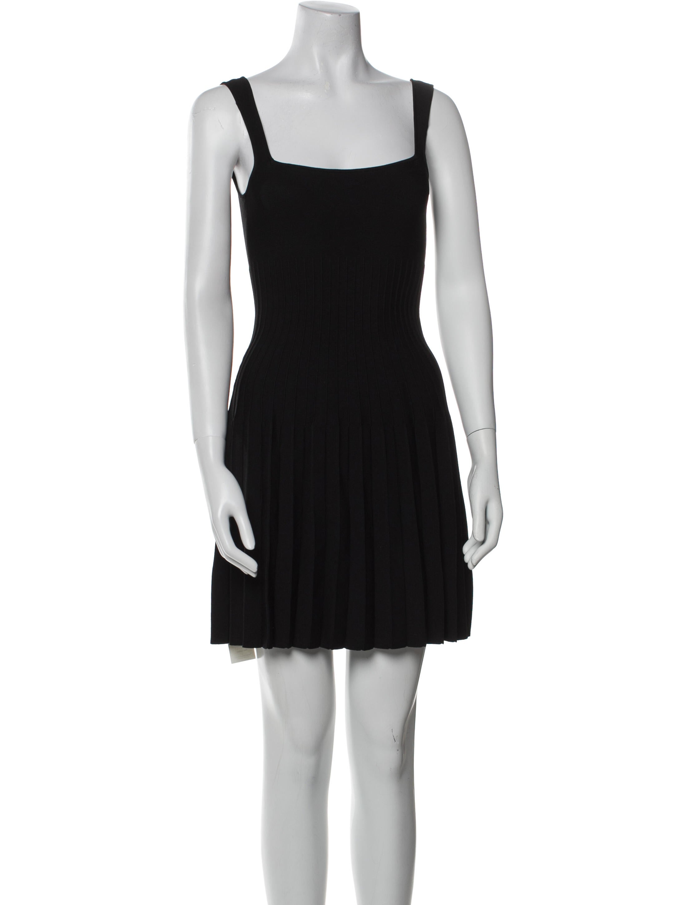 Staud Square Neckline Mini Dress