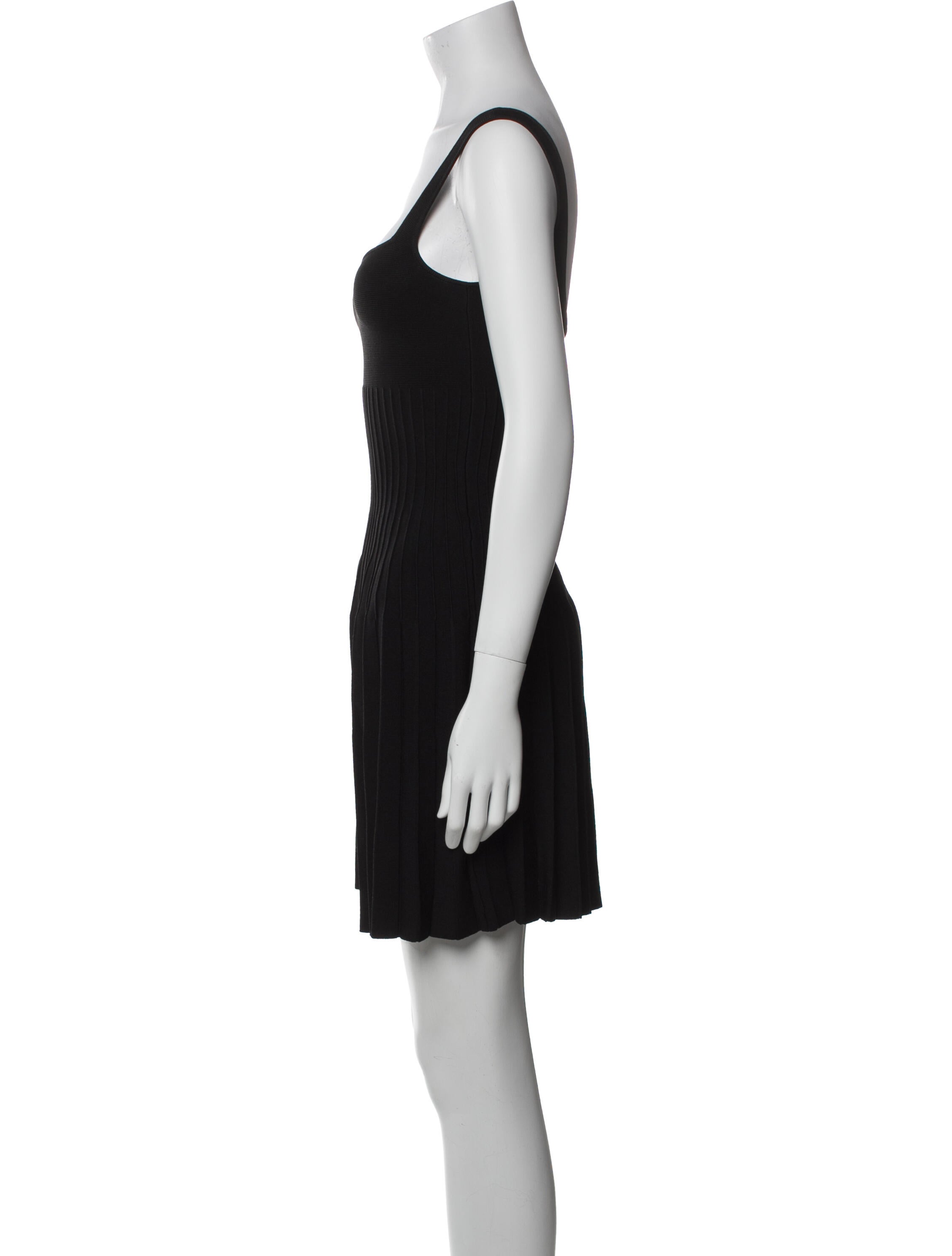 Staud Square Neckline Mini Dress