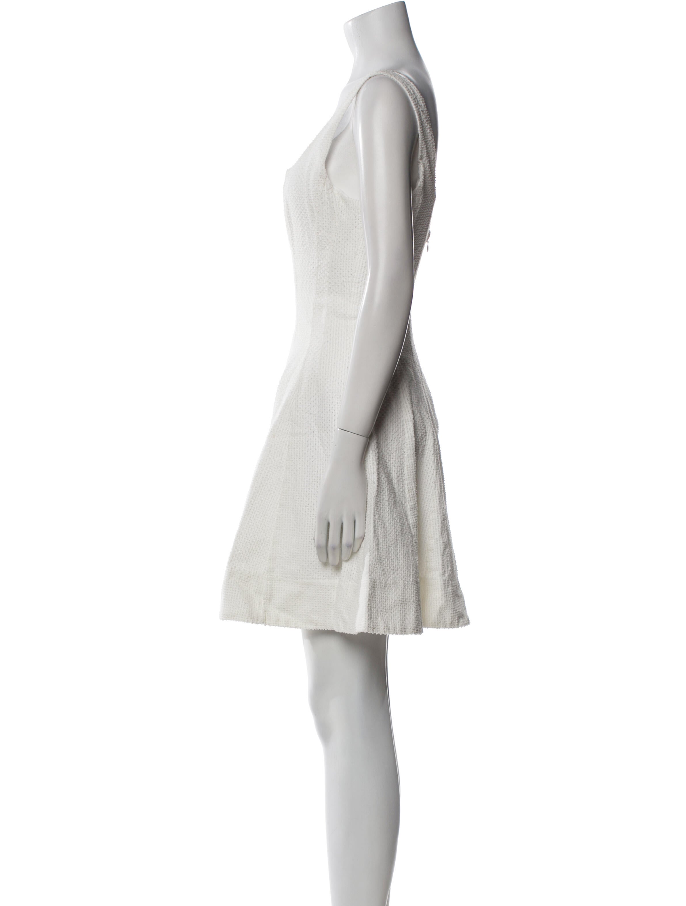 Staud Square Neckline Mini Dress