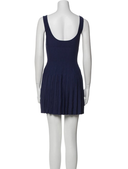 Staud Square Neckline Mini Dress