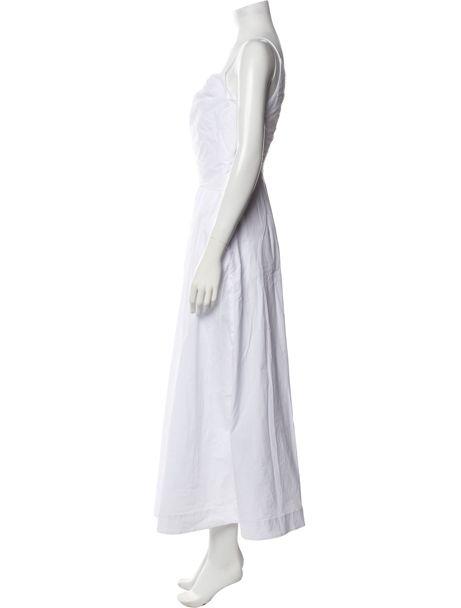 Staud Square Neckline Long Dress