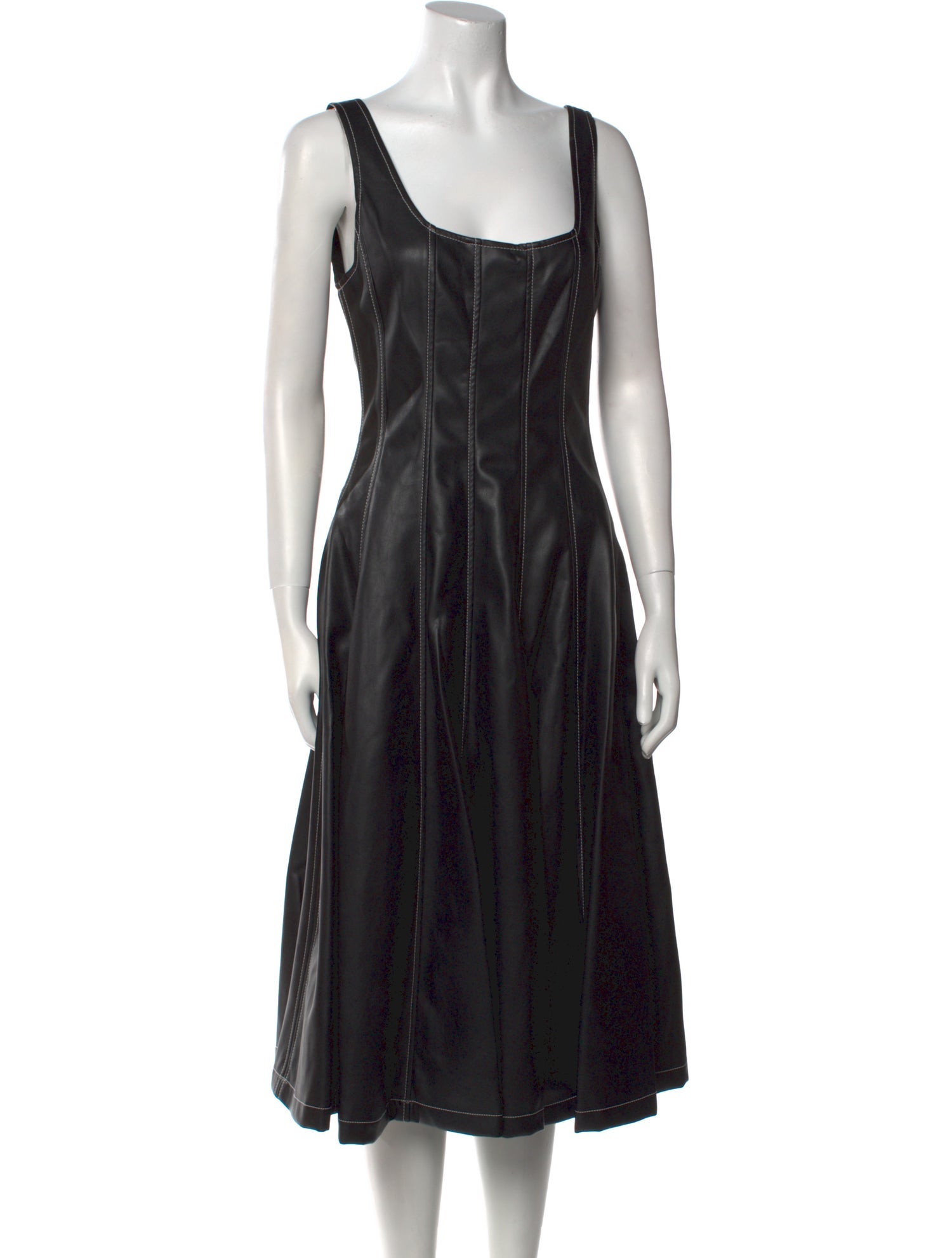 Staud Square Neckline Midi Length Dress w/ Tags