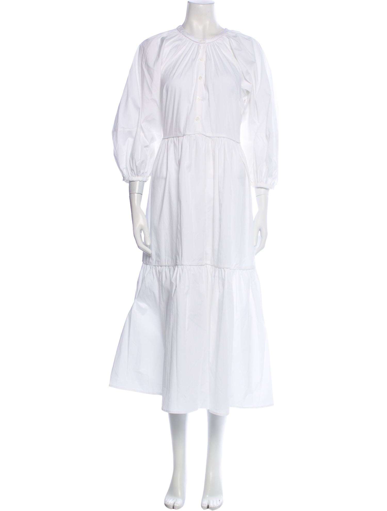 Staud Crew Neck Long Dress