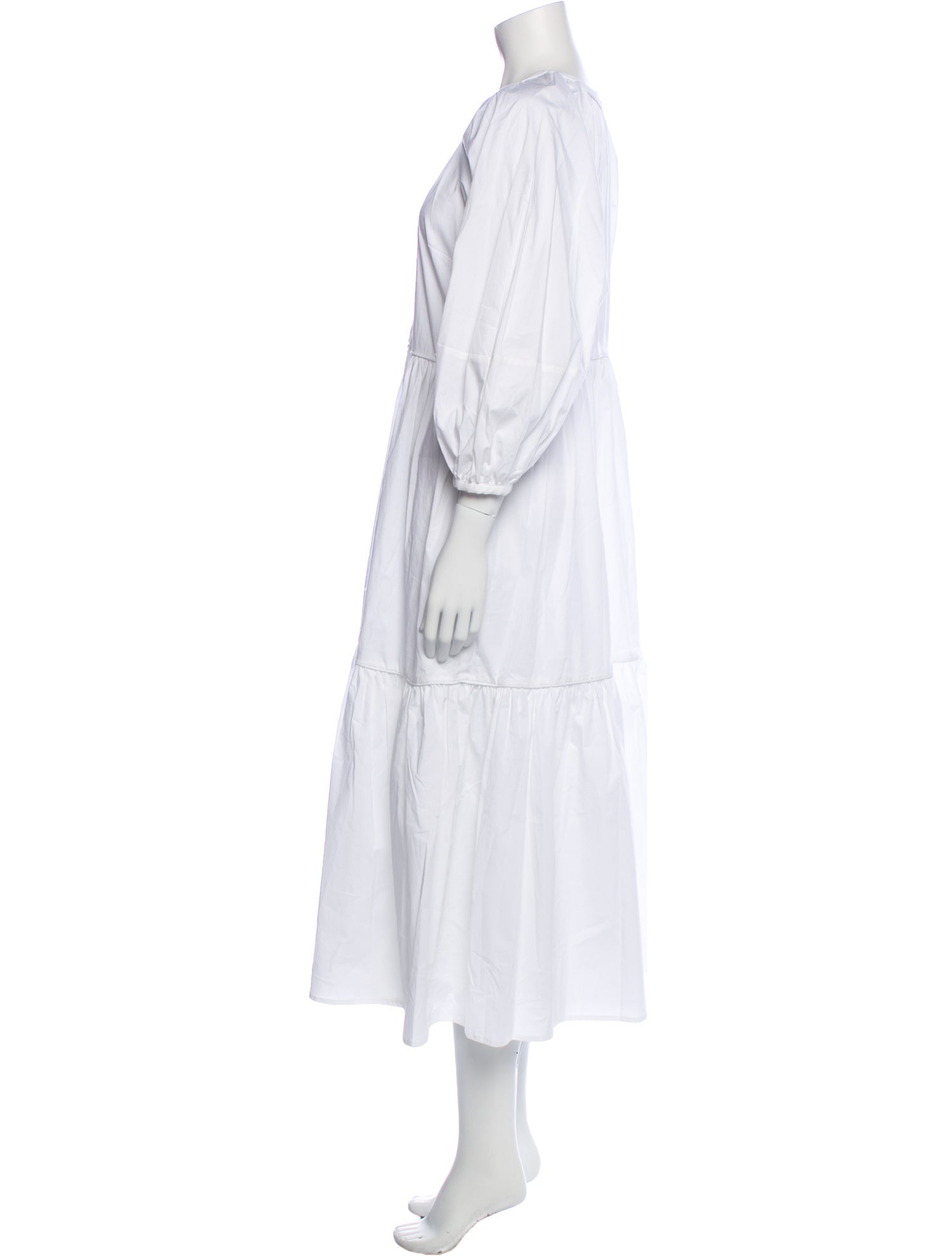 Staud Crew Neck Long Dress