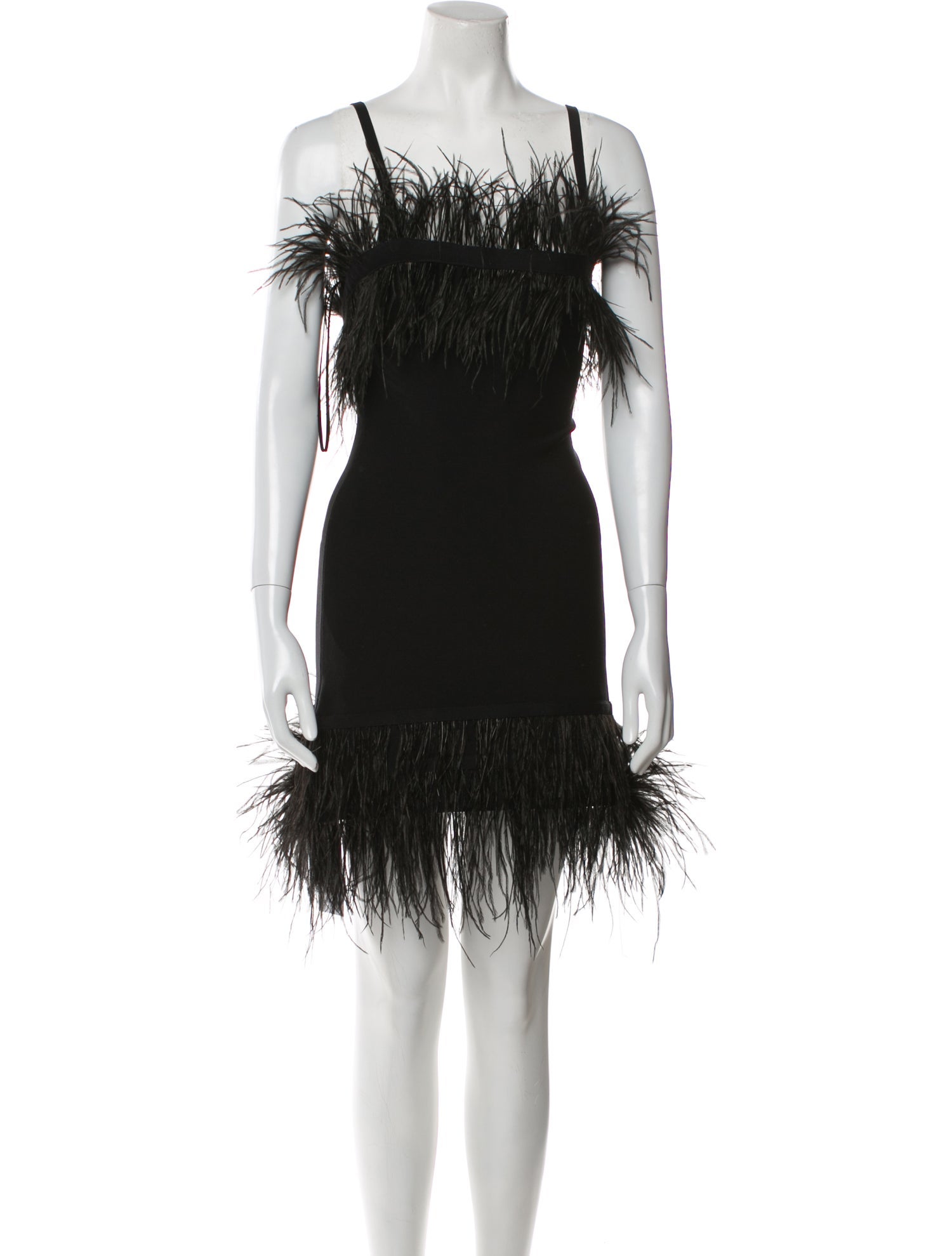 Staud Square Neckline Mini Dress