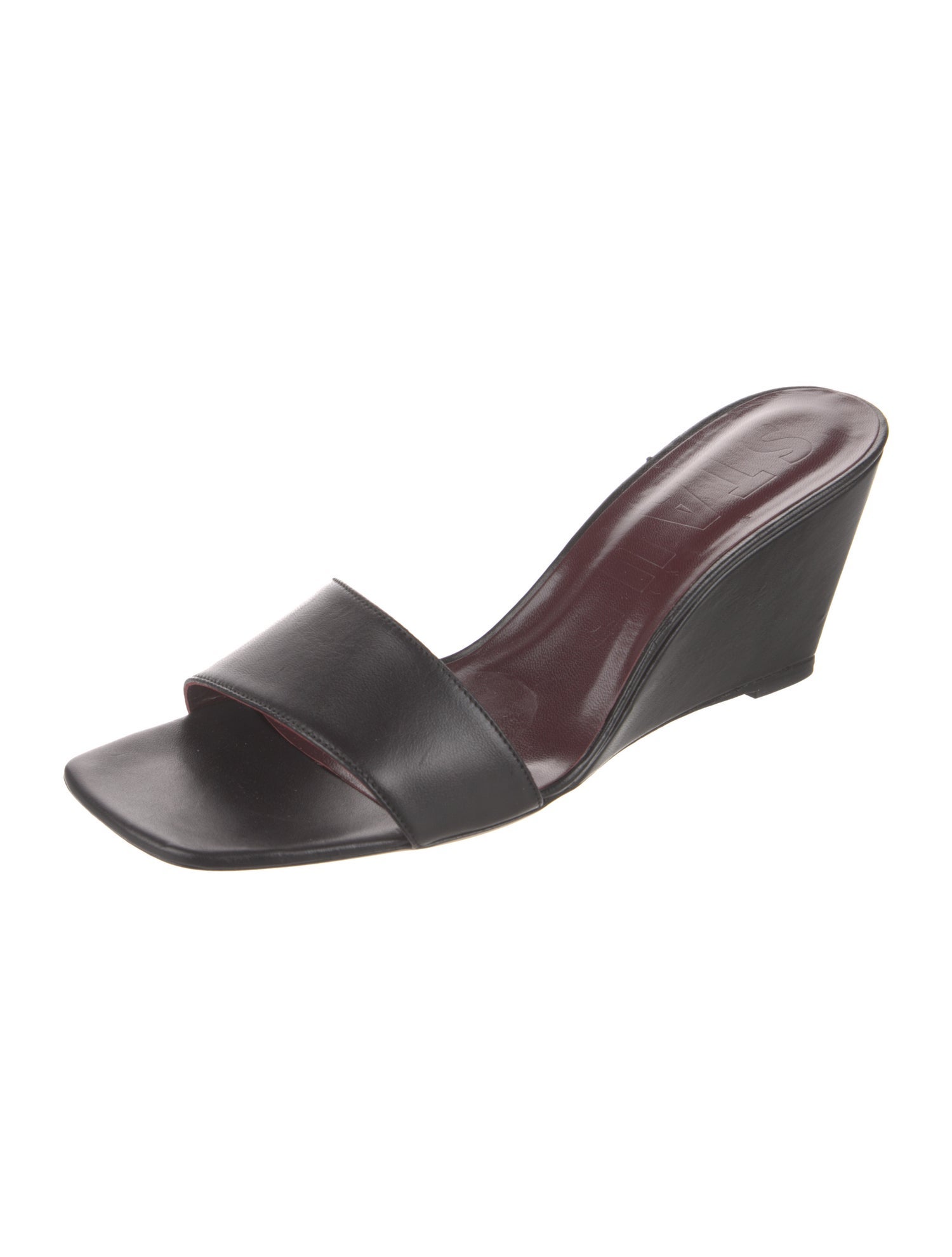 Staud Leather Slides