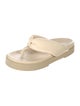 Staud Leather Flip Flops