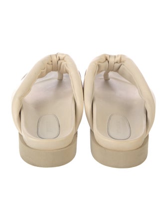 Staud Leather Flip Flops