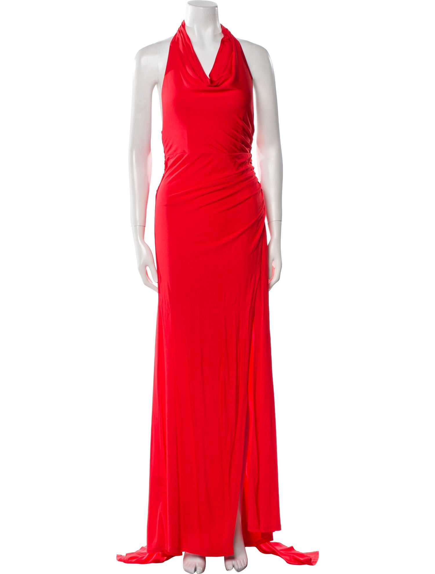 Staud Cowl Neck Long Dress