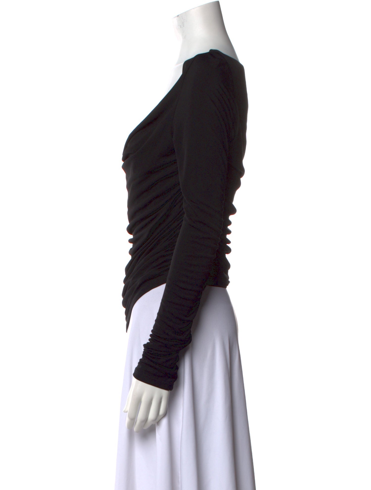 Staud Cowl Neck Long Sleeve Top