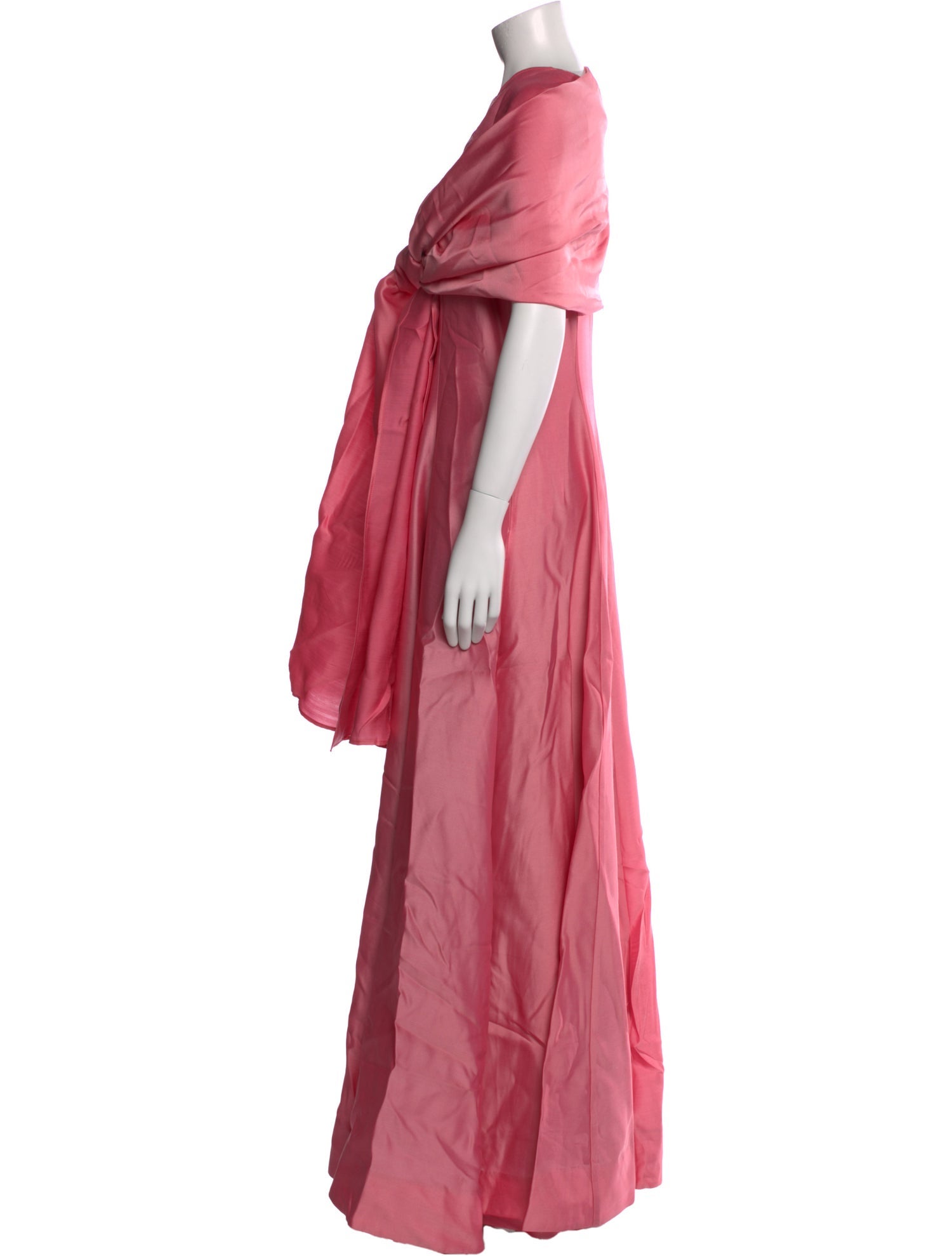 Staud Cowl Neck Long Dress