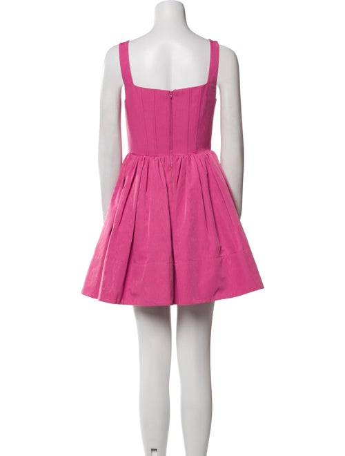 Staud Square Neckline Mini Dress