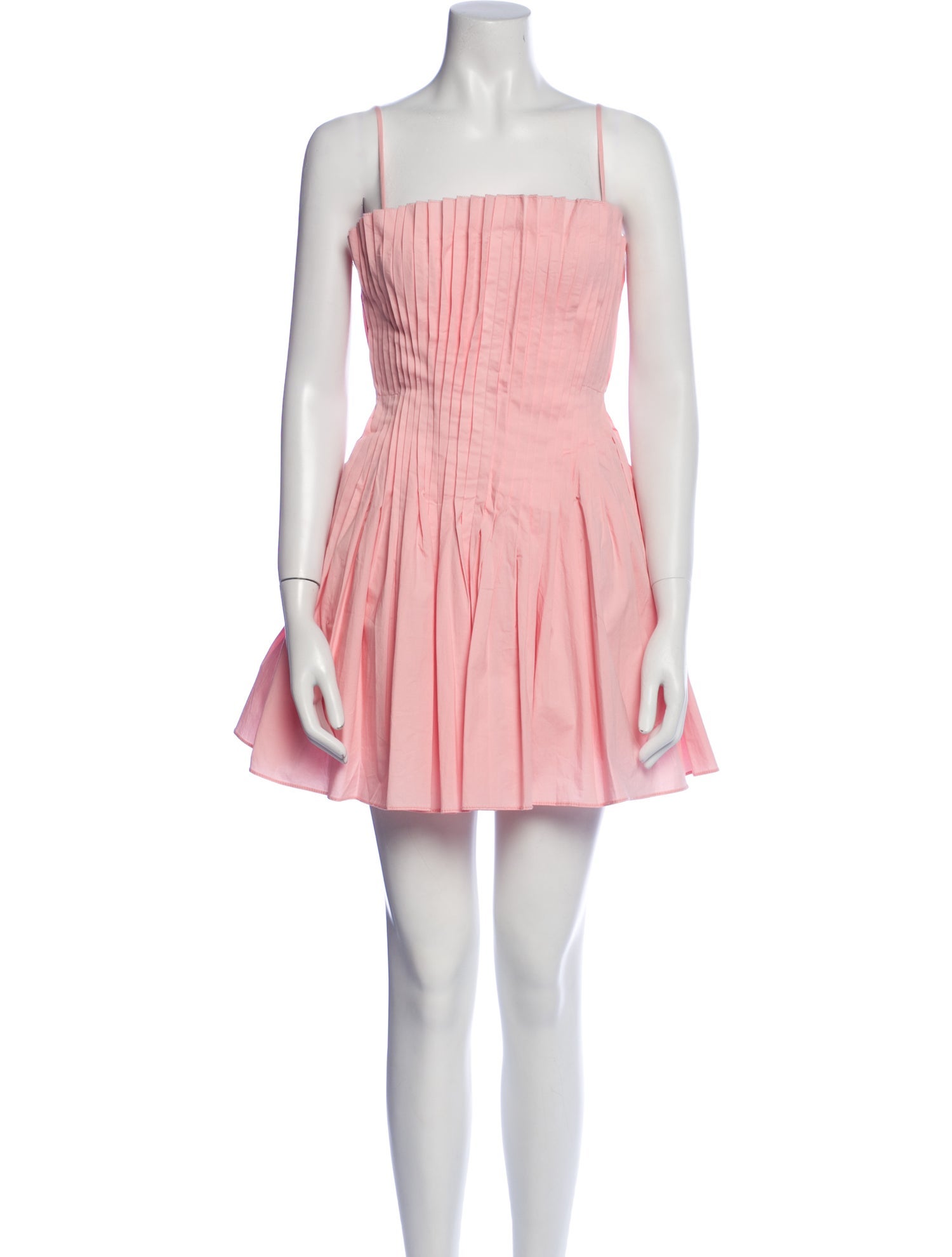 Staud Square Neckline Mini Dress