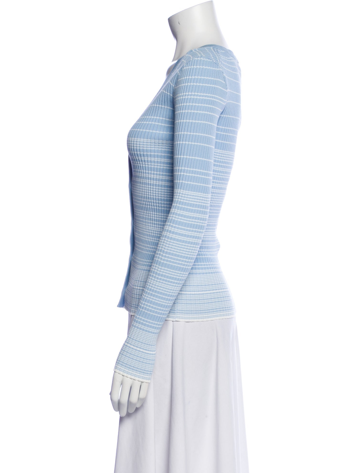 Staud Striped V-Neck Top w/ Tags