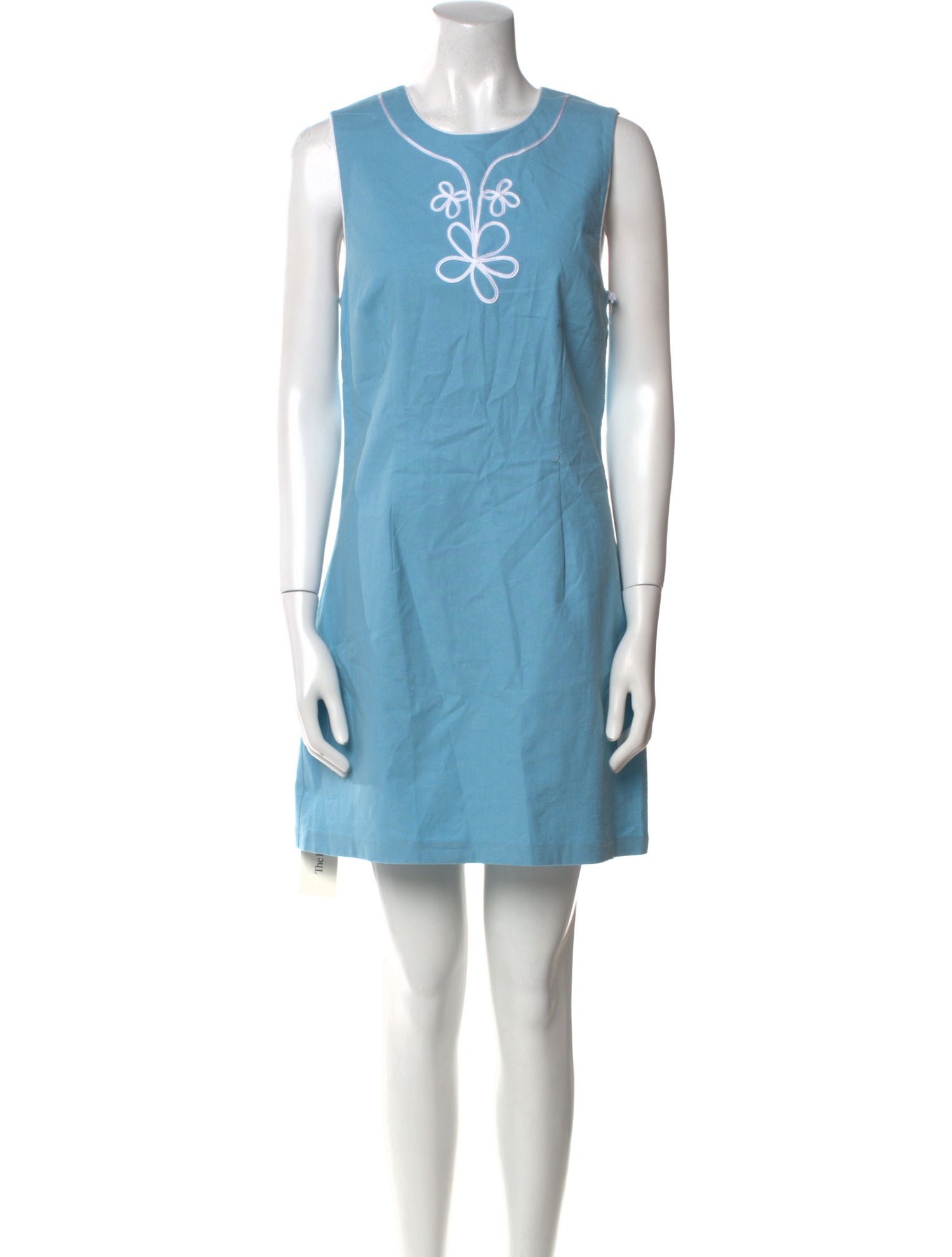 Staud Crew Neck Mini Dress