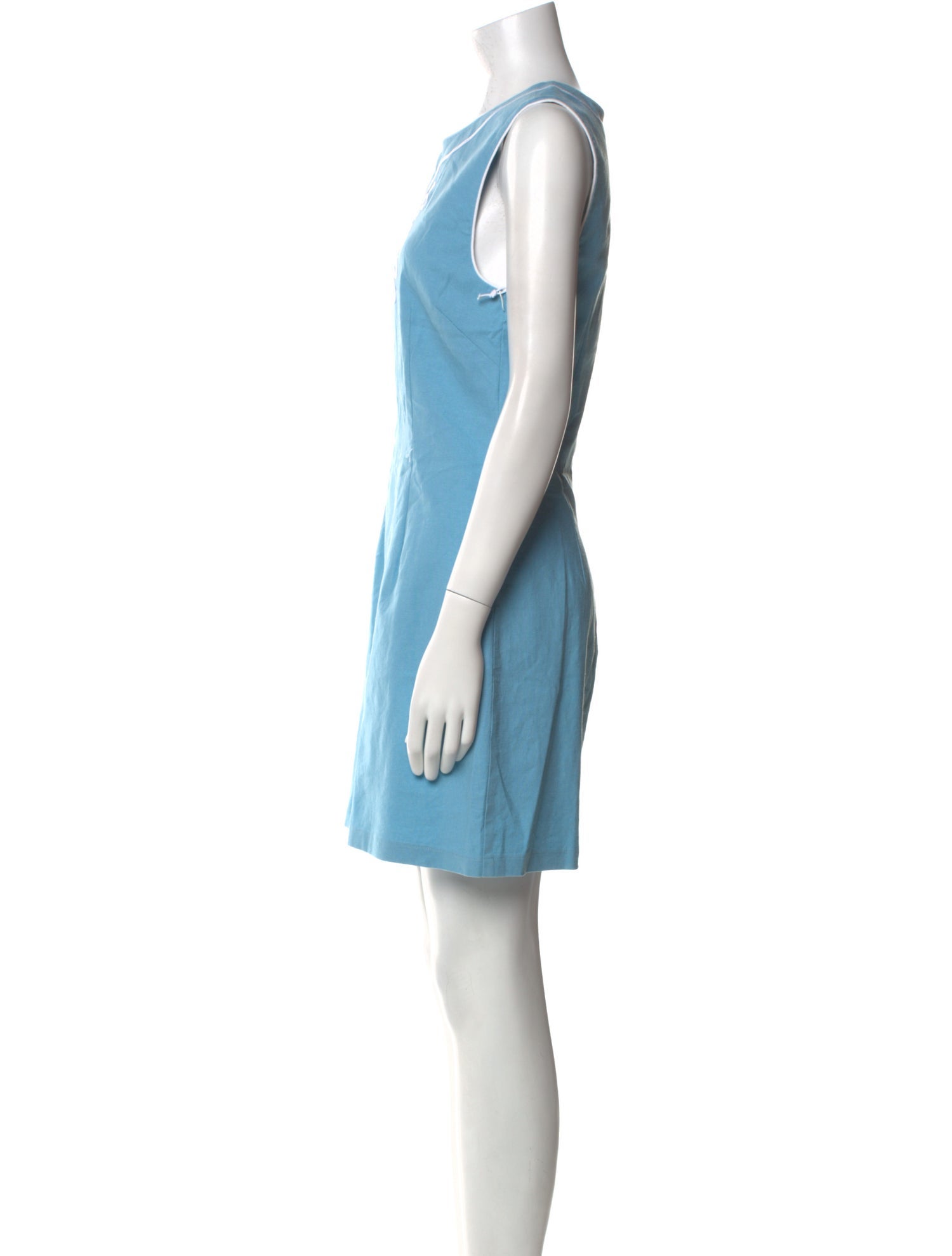 Staud Crew Neck Mini Dress