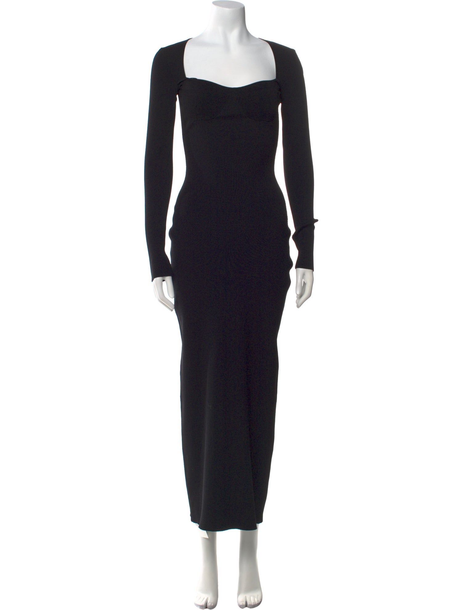 Staud Square Neckline Long Dress