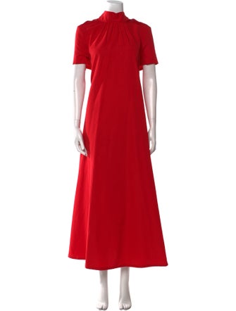 Staud Turtleneck Long Dress
