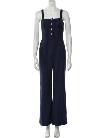Staud Square Neckline Jumpsuit