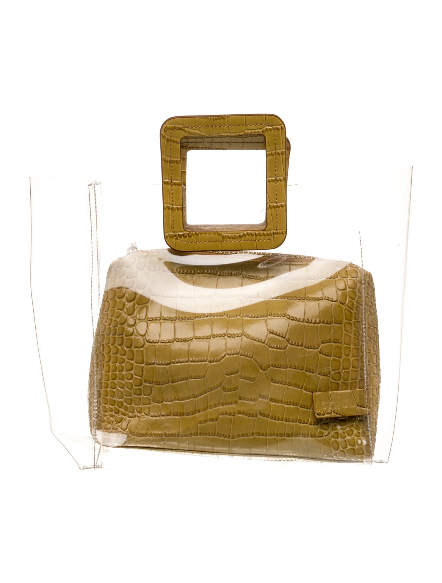 Staud PVC Top Handle Bag