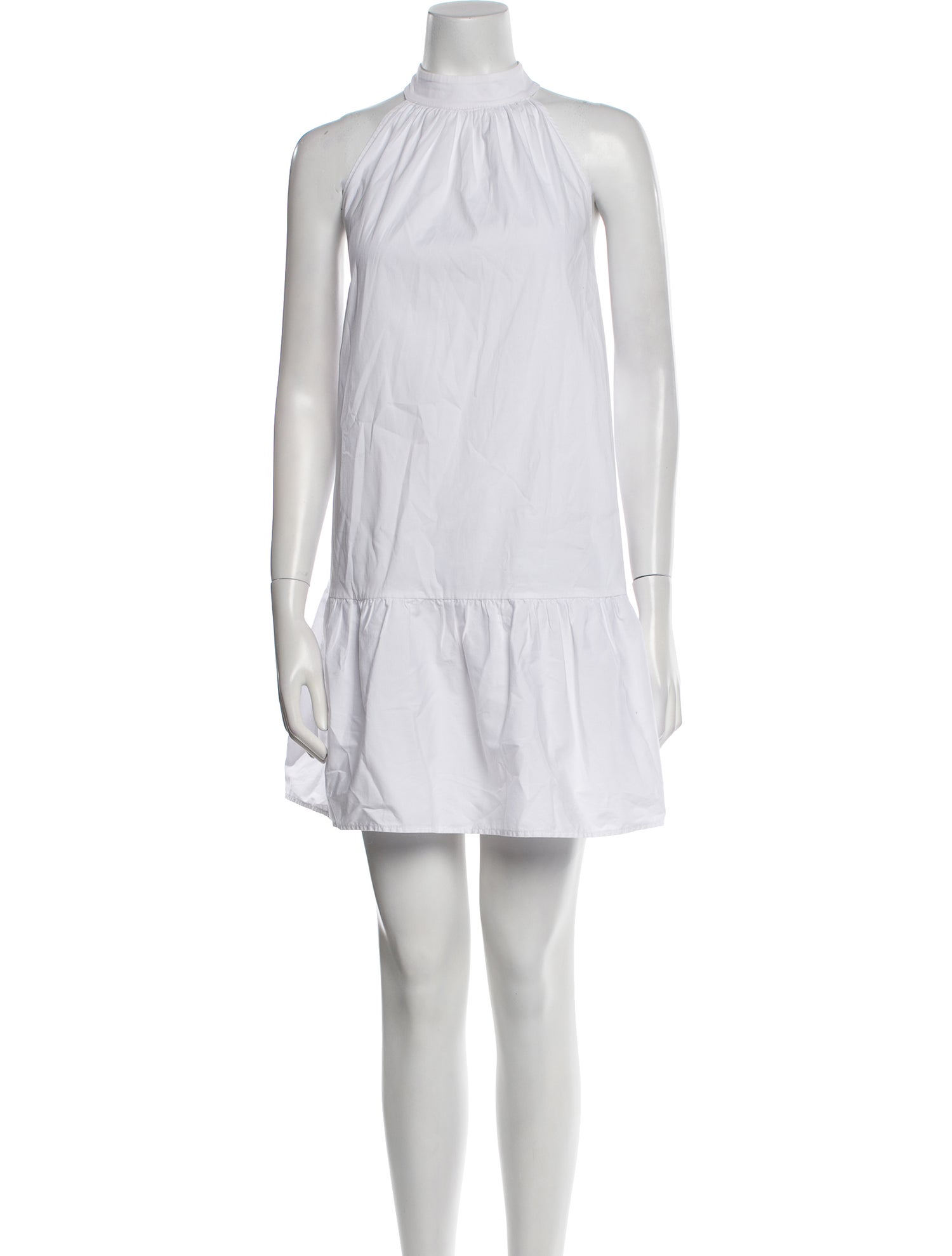 Staud Halterneck Mini Dress