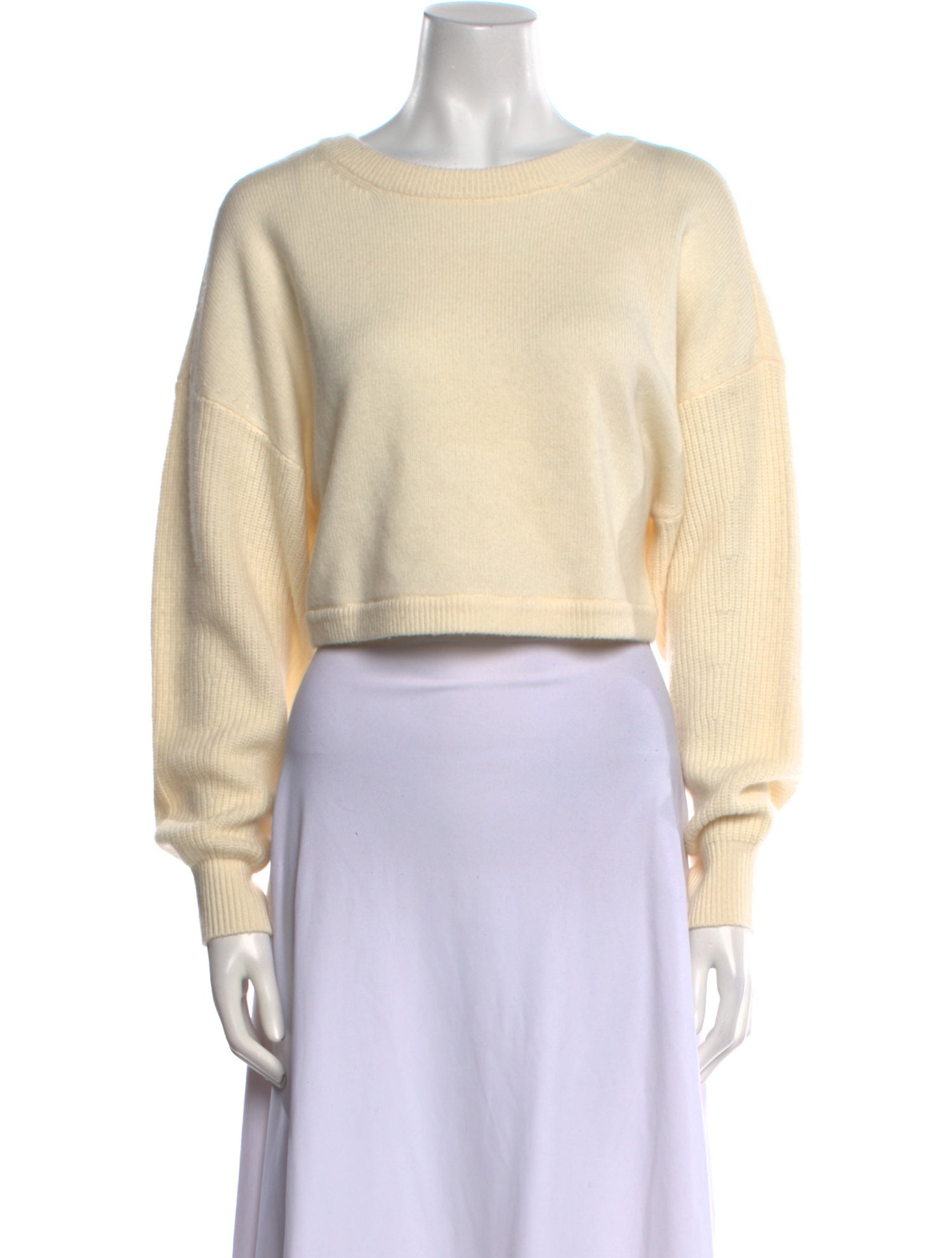 Staud Wool Bateau Neckline Sweater