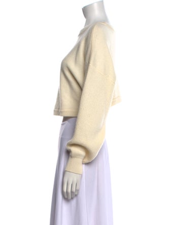 Staud Wool Bateau Neckline Sweater