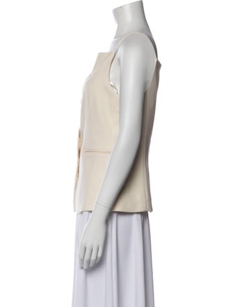 Staud Square Neckline Sleeveless Top