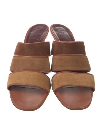 Staud Leather Slides