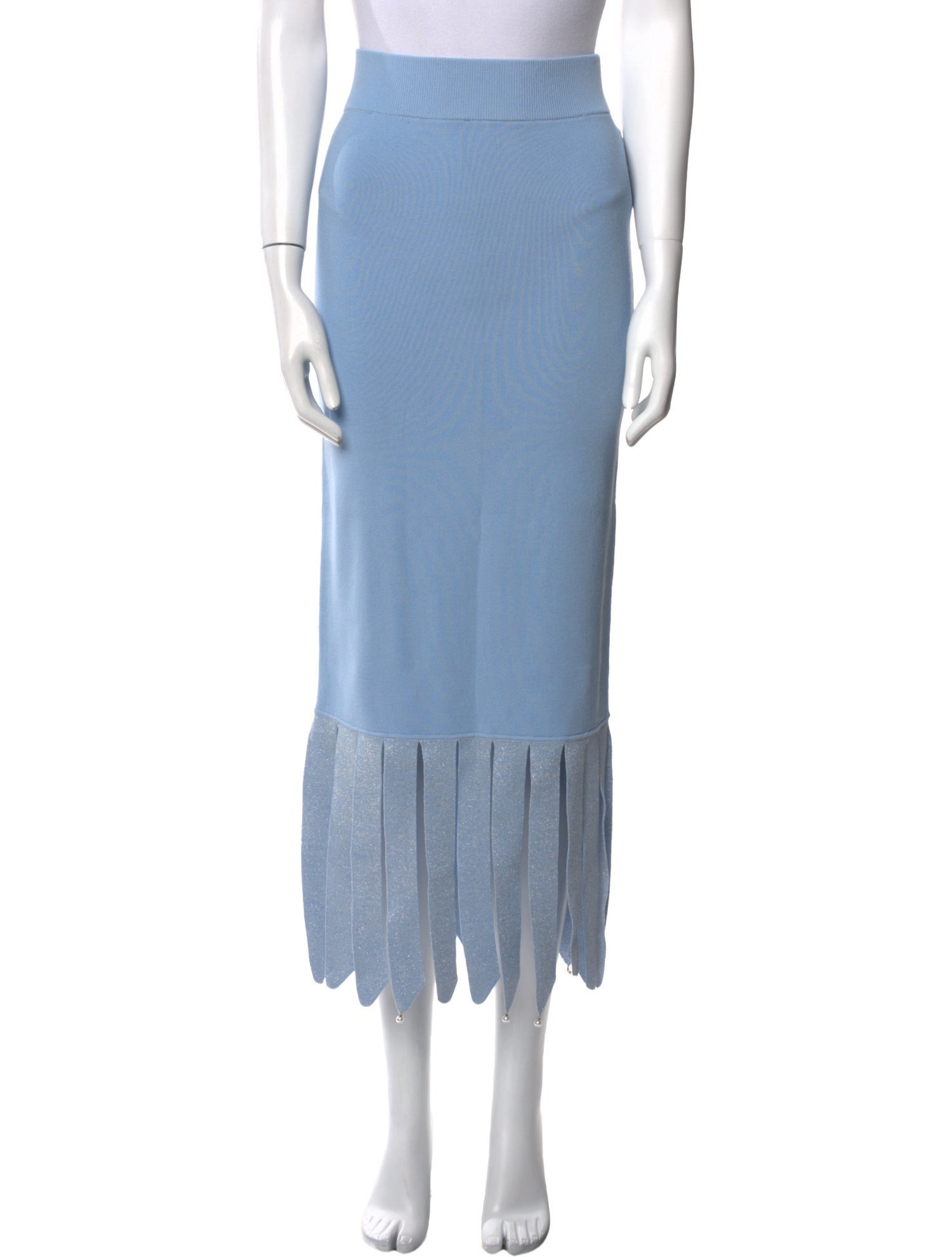 Staud Beaded Accents Midi Length Skirt