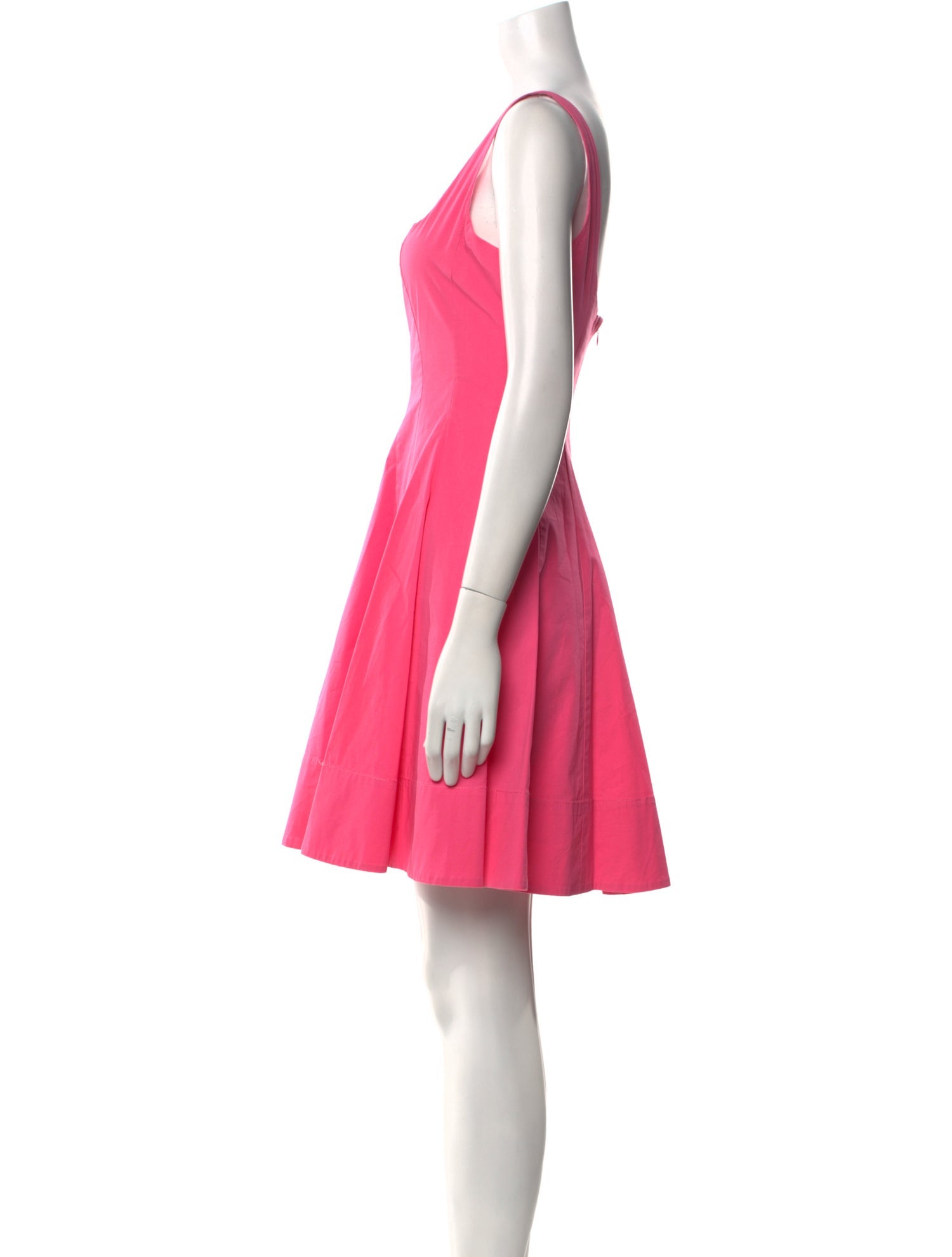 Staud Square Neckline Mini Dress