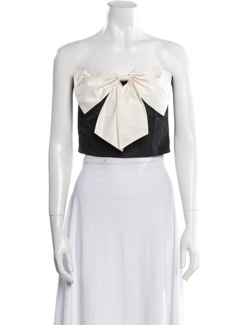 Staud Strapless Crop Top