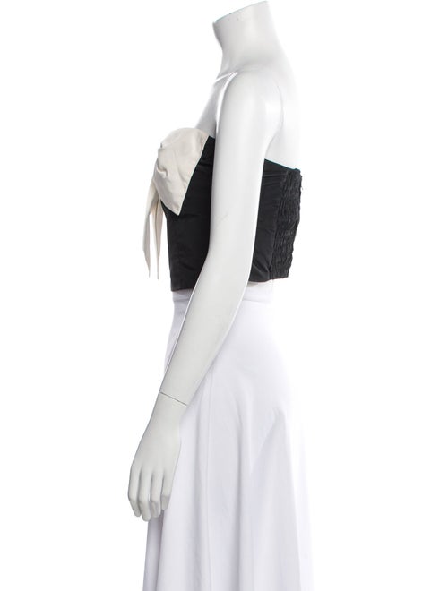 Staud Strapless Crop Top