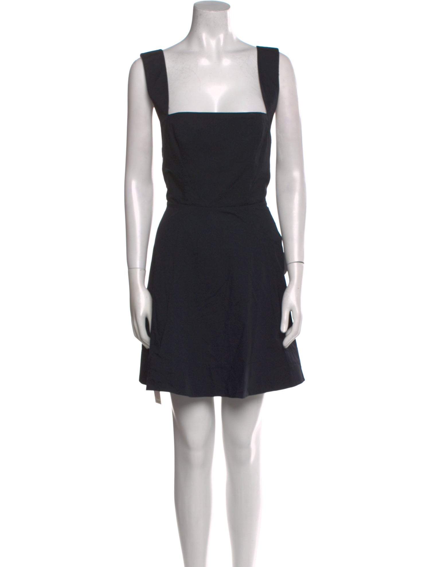 Staud Square Neckline Mini Dress