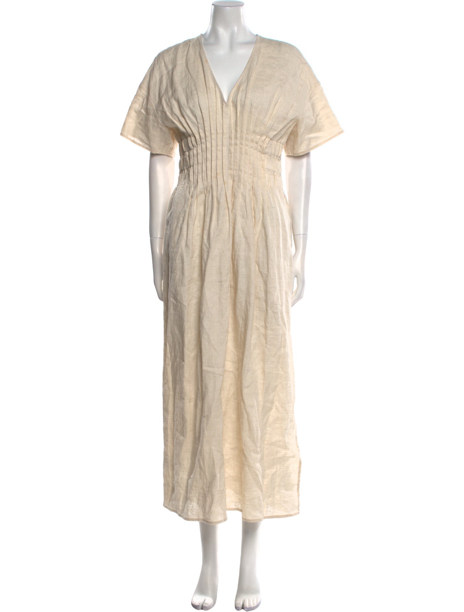 Staud Linen Long Dress