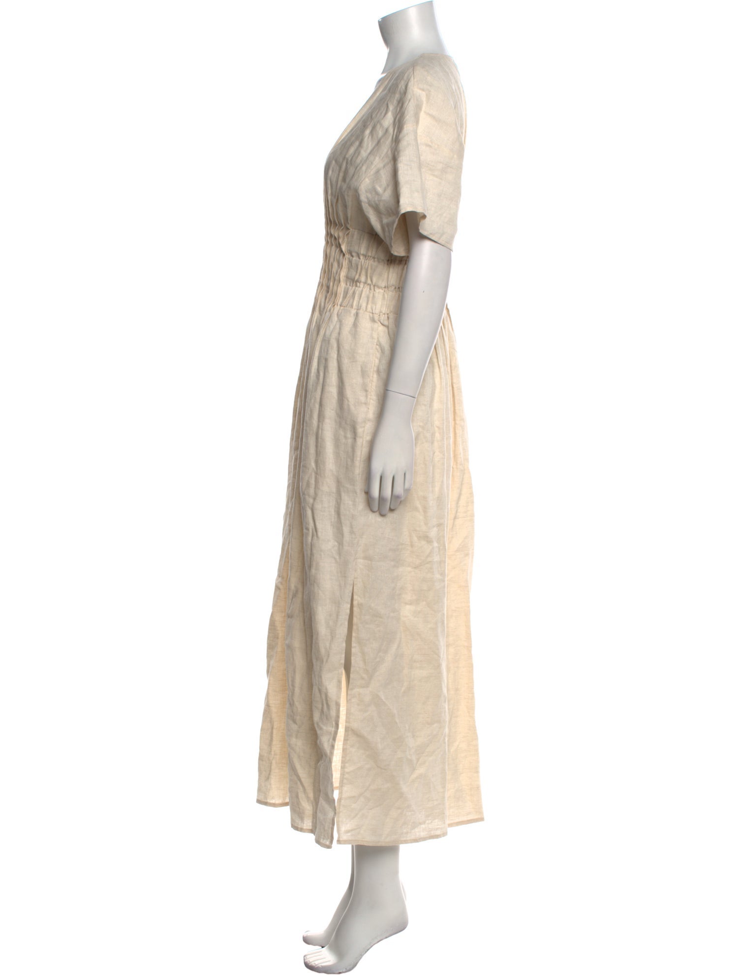 Staud Linen Long Dress