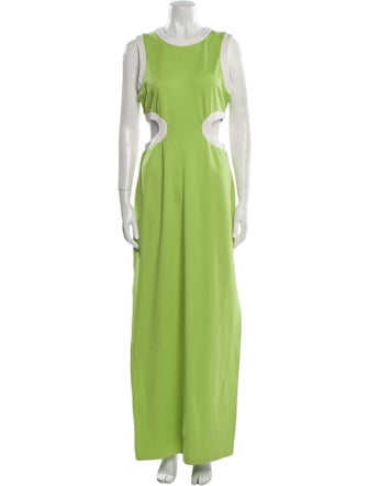 Staud Crew Neck Long Dress