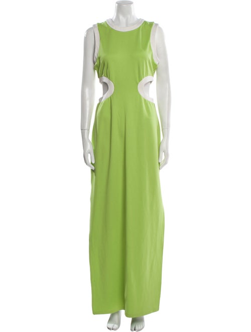 Staud Crew Neck Long Dress