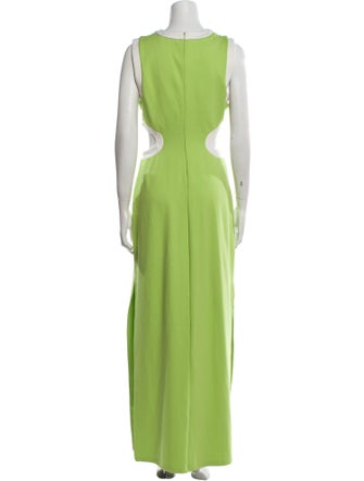 Staud Crew Neck Long Dress