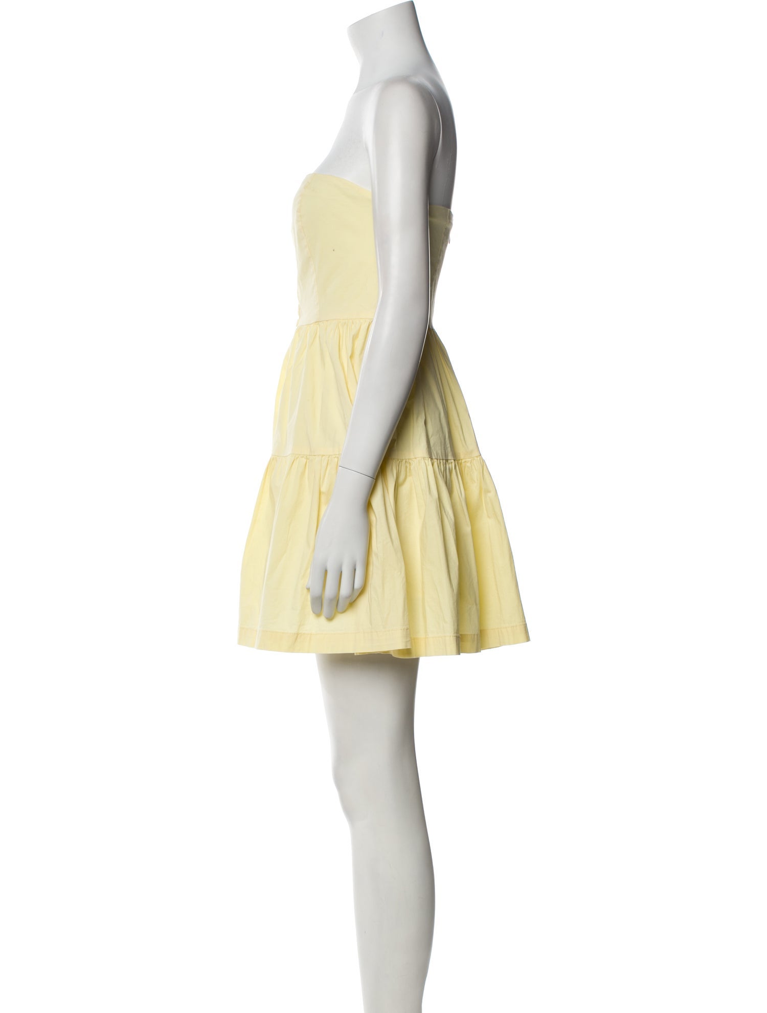 Staud Strapless Mini Dress