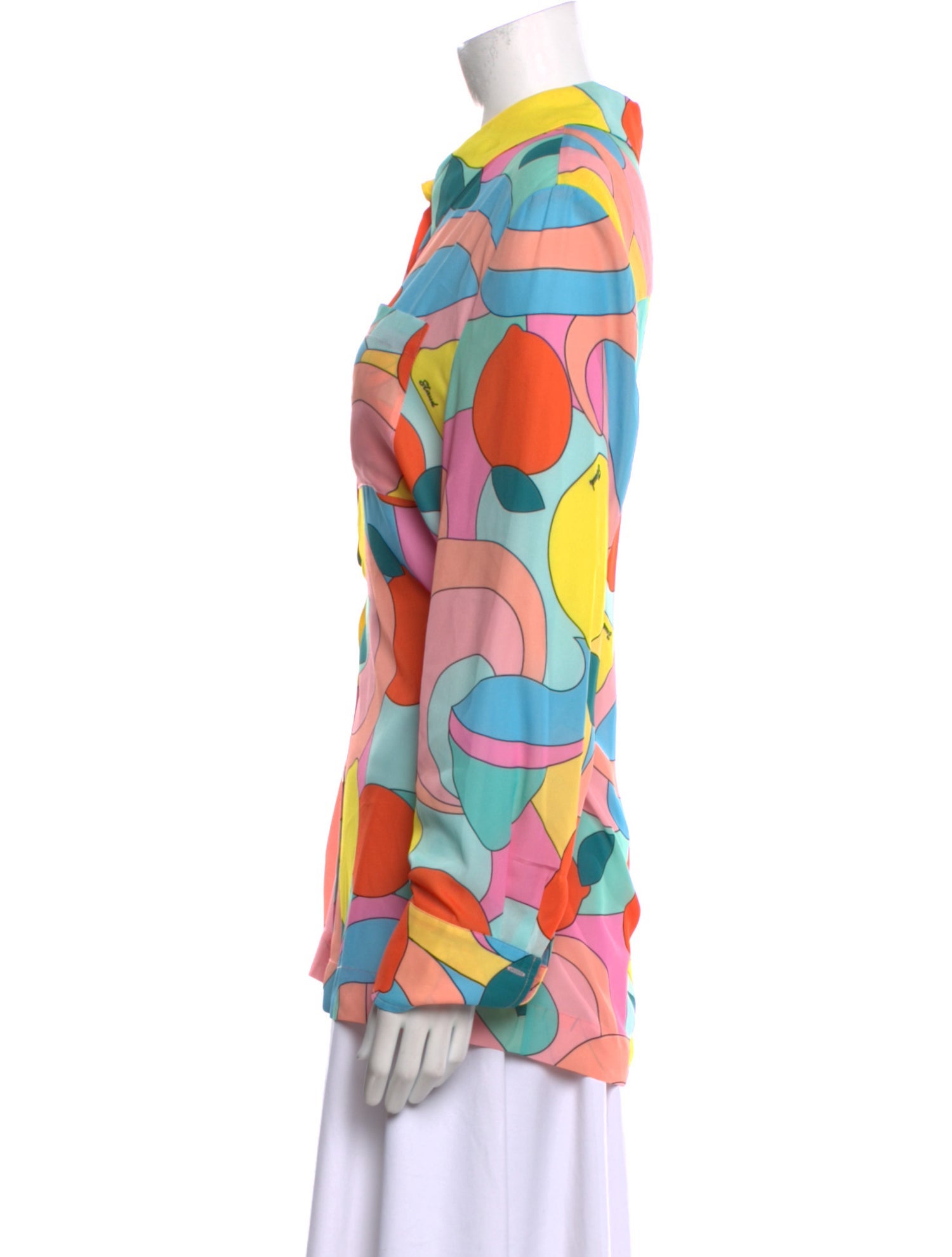 Staud Printed Long Sleeve Tunic