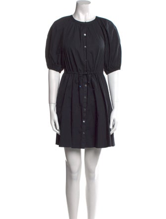 Staud Crew Neck Mini Dress