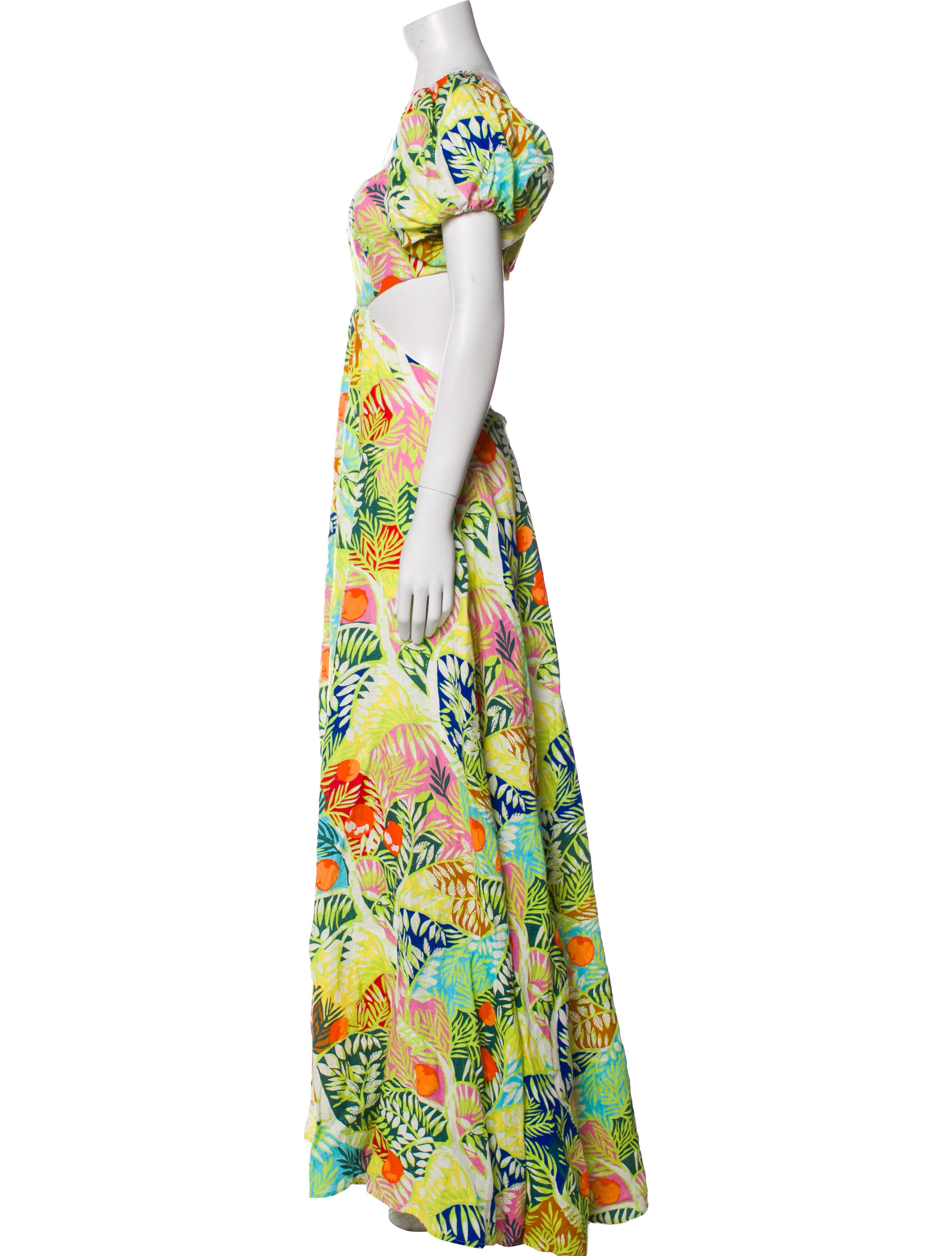 Staud Linen Long Dress