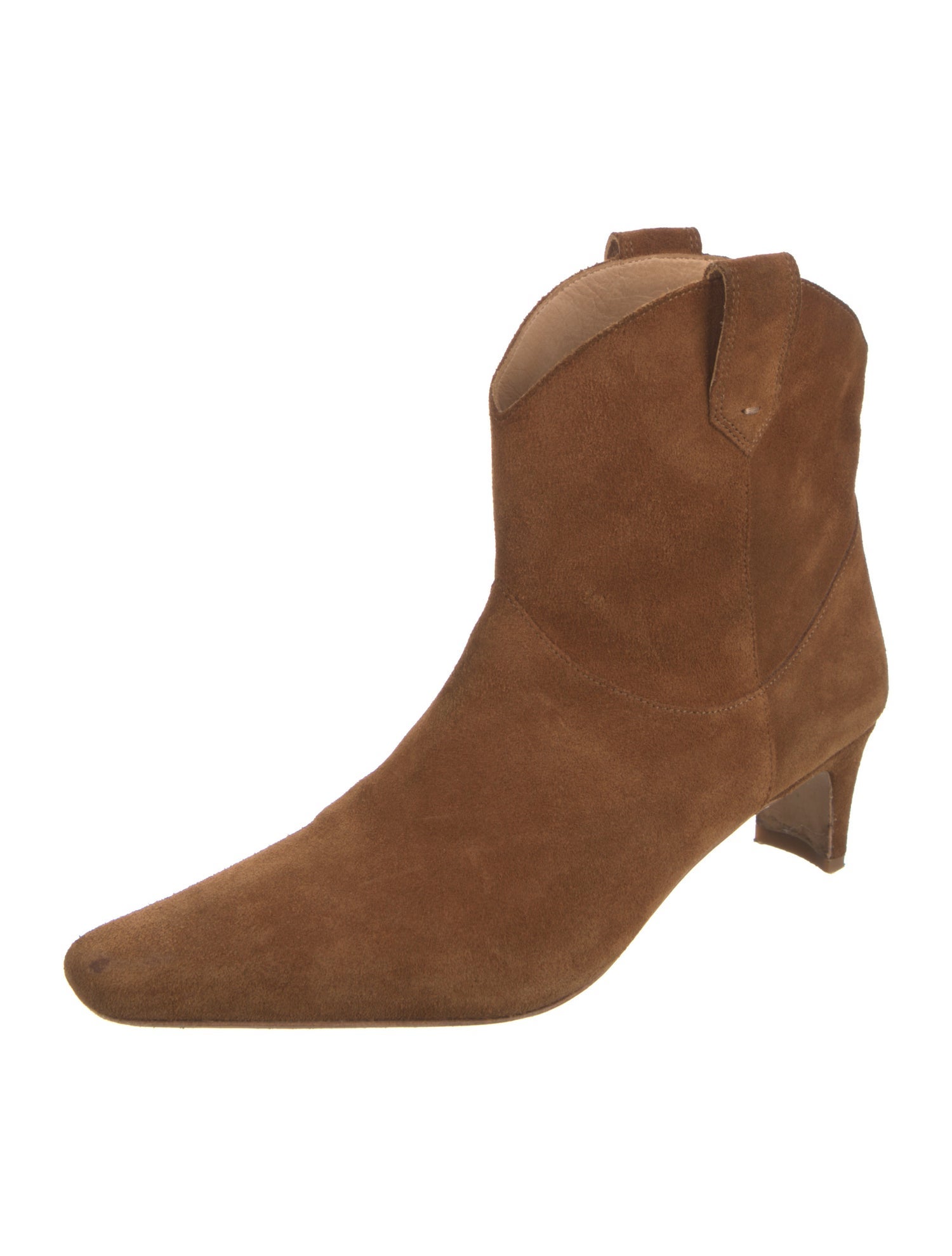 Staud Suede Western Boots
