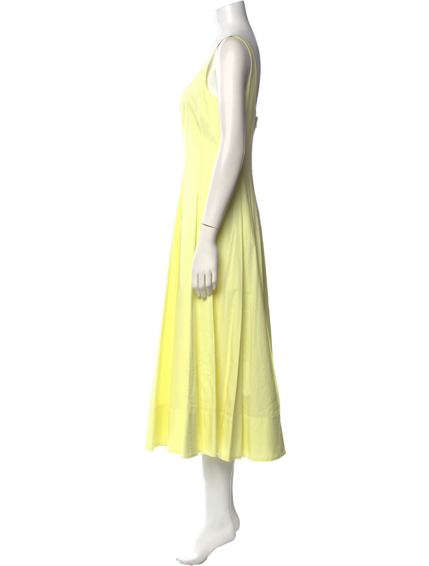 Staud Square Neckline Long Dress