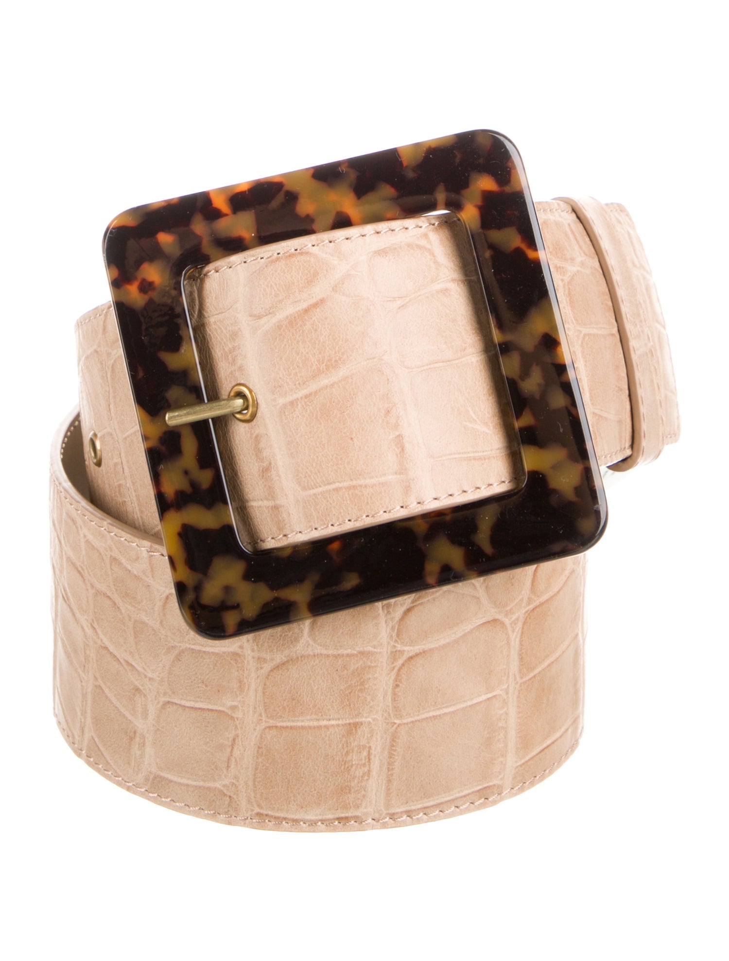 Staud Wide Leather Belt