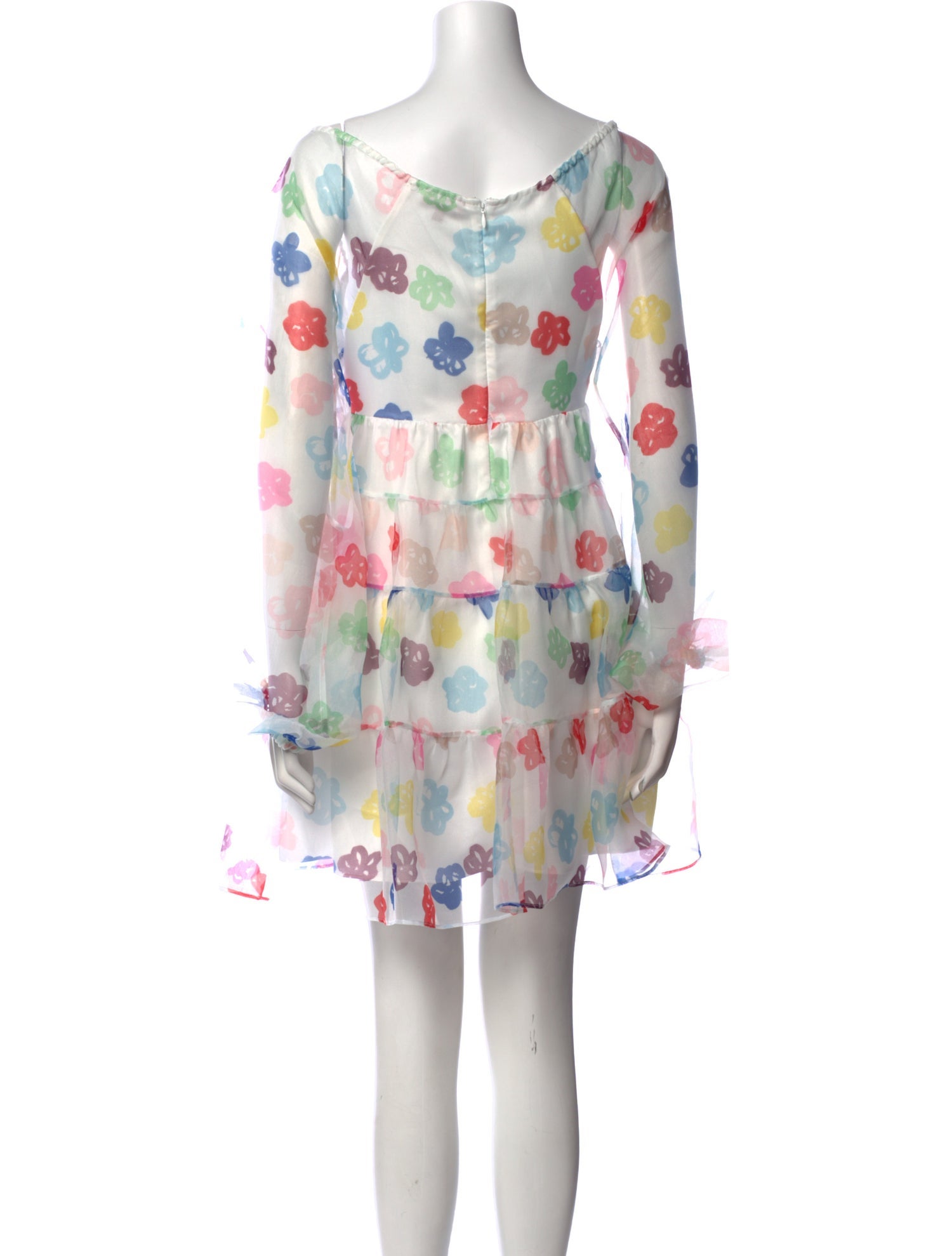 Staud Floral Print Mini Dress